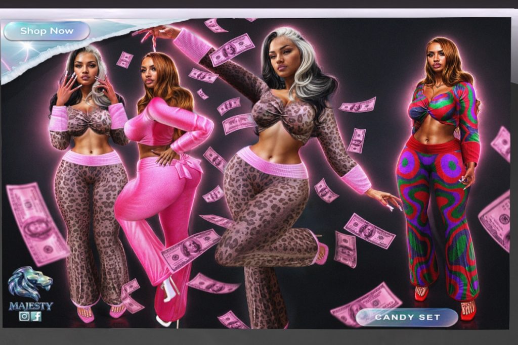 Candy Top and Pants - Inithium/Legacy/MaitreyaX/Reborn/Yentements/+mods, L$210-L$250 each/L$1500 each FP