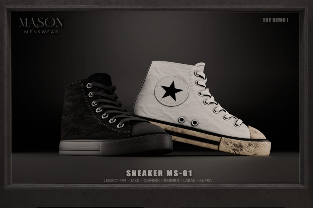 Sneaker MS-01 - GianniX/Inithium/Jake/MaitreyaX/Legacy M+F, L$349/L$1199 FP