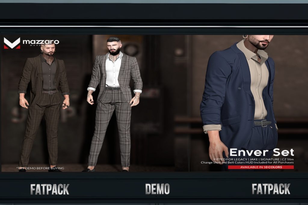 Enver Set - CZ Slim/Gianni/Jake/Legacy/+mods, L$250 each/L$950 each FP