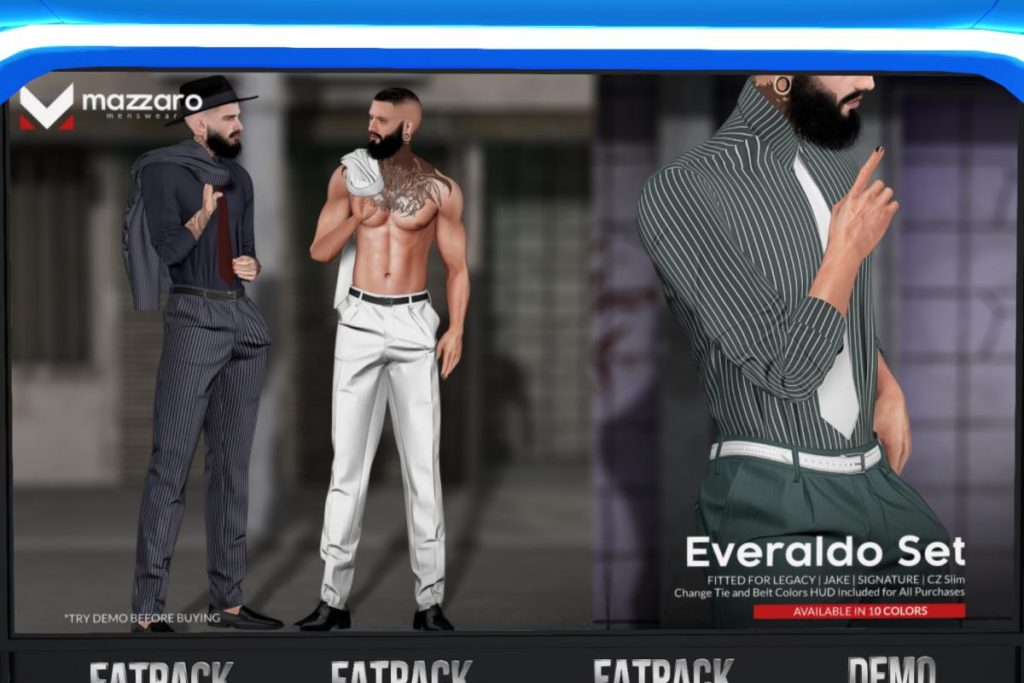 Everaldo Set - CZ Slim/Gianni/Jake/Legacy, L$250 each/L$950 each FP