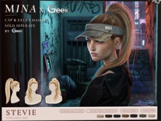 Stevie Hair, L$350 each/L$625 FP