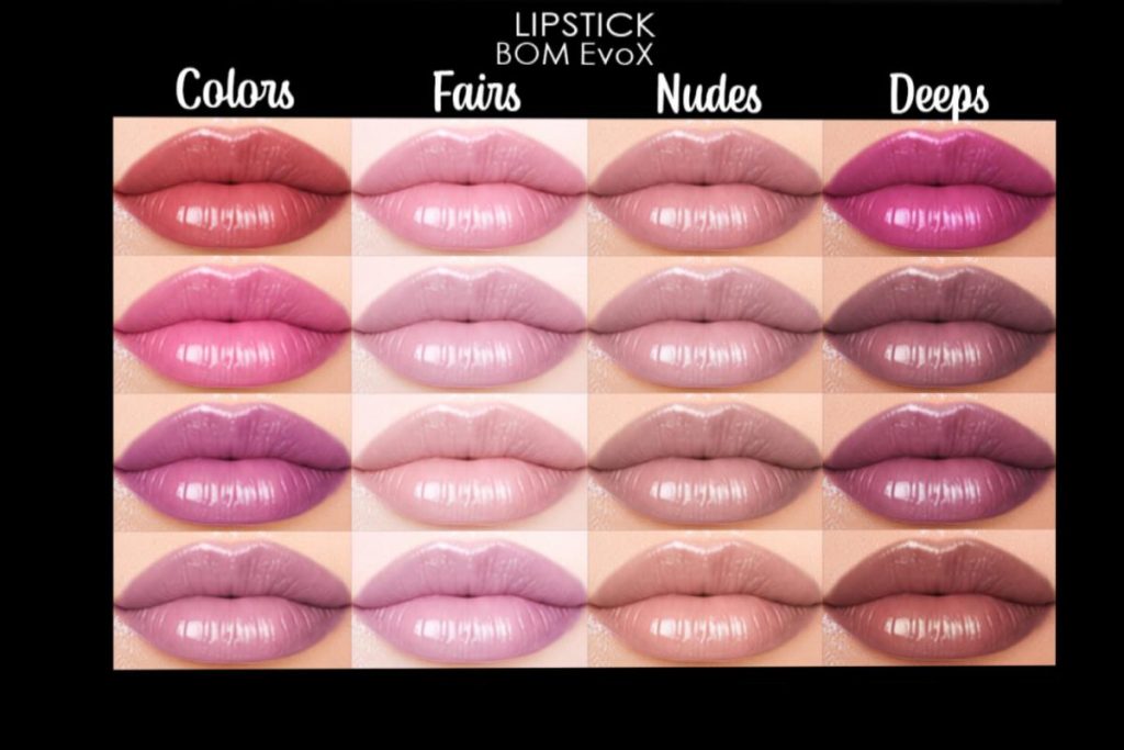 Soulgazer Lipsticks - Evo X, L$139 each