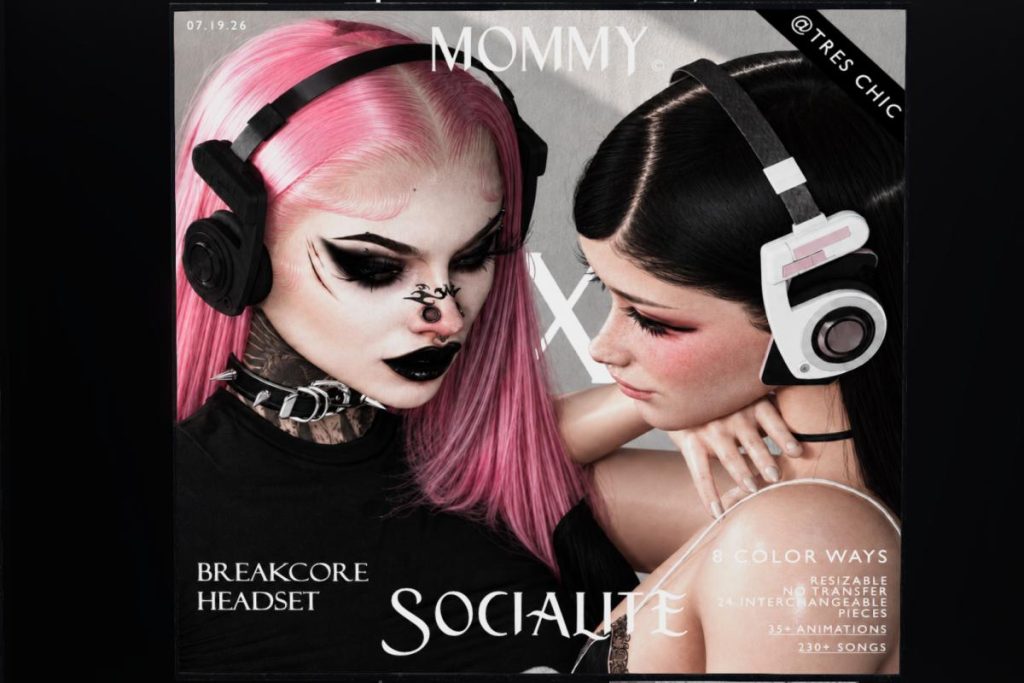 BreakCore Headset, L$444 each/L$1699 FP