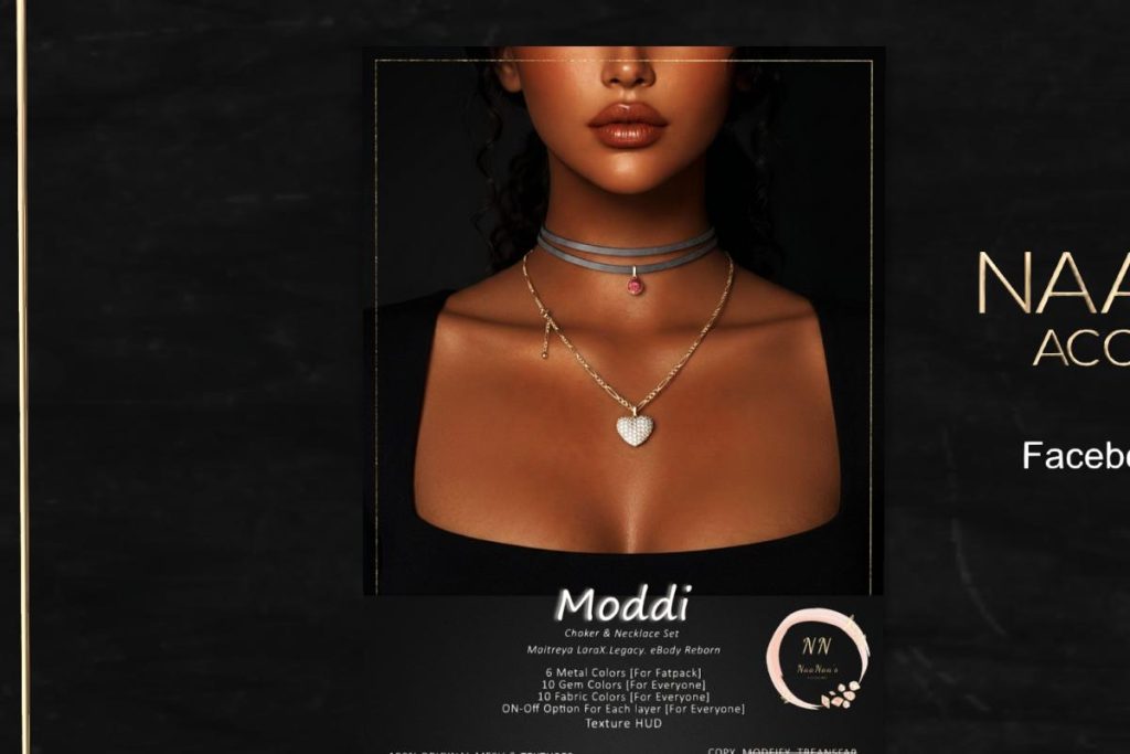 Moddi Choker &amp; Necklace Set - Legacy/MaitreyaX/Reborn, L$250 each/L$600 FP