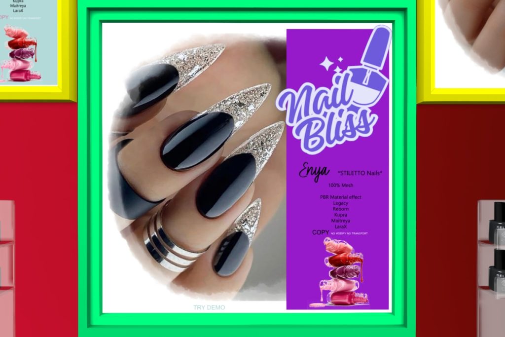 Enya Nails - Inithium/Legacy/Maitreya/Reborn/+mods, L$280