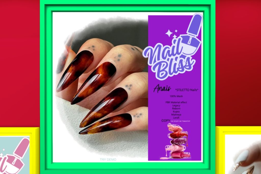 Anais Nails - Inithium/Legacy/Maitreya/Reborn/+mods, L$280