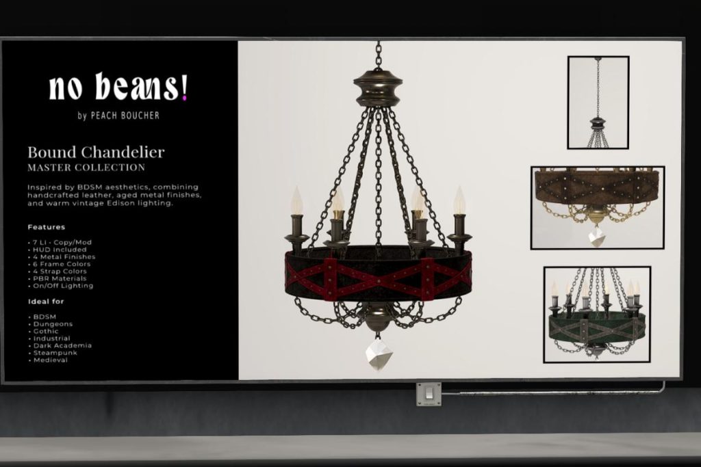 Bound Chandelier, L$599