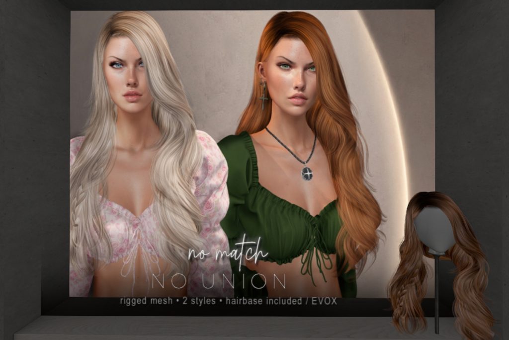 No Union Hair - EvoX, L$200 each/L$800 FP