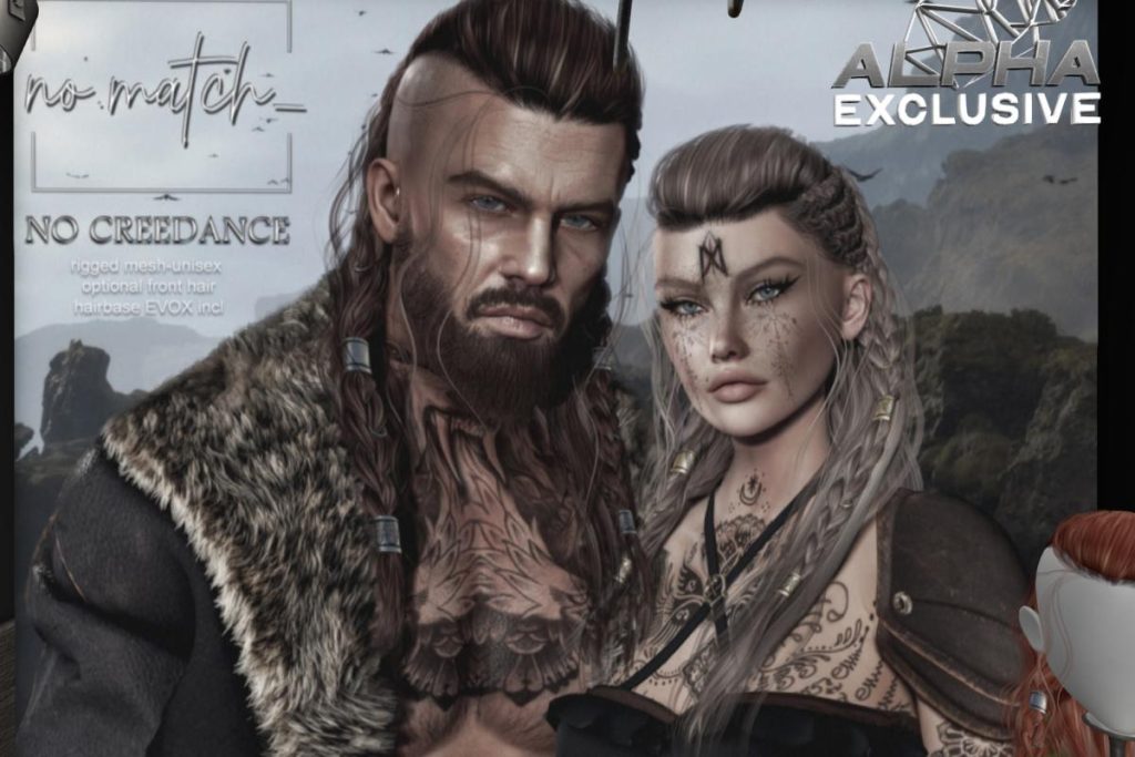 No Creedance Hair - EvoX, L$200 each/L$800 FP