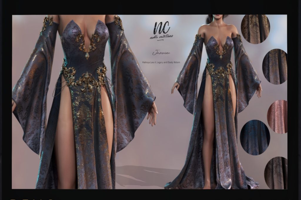 Jasmine Dress - Legacy/MaitreyaX/Reborn, L$499 each/L$1999 FP