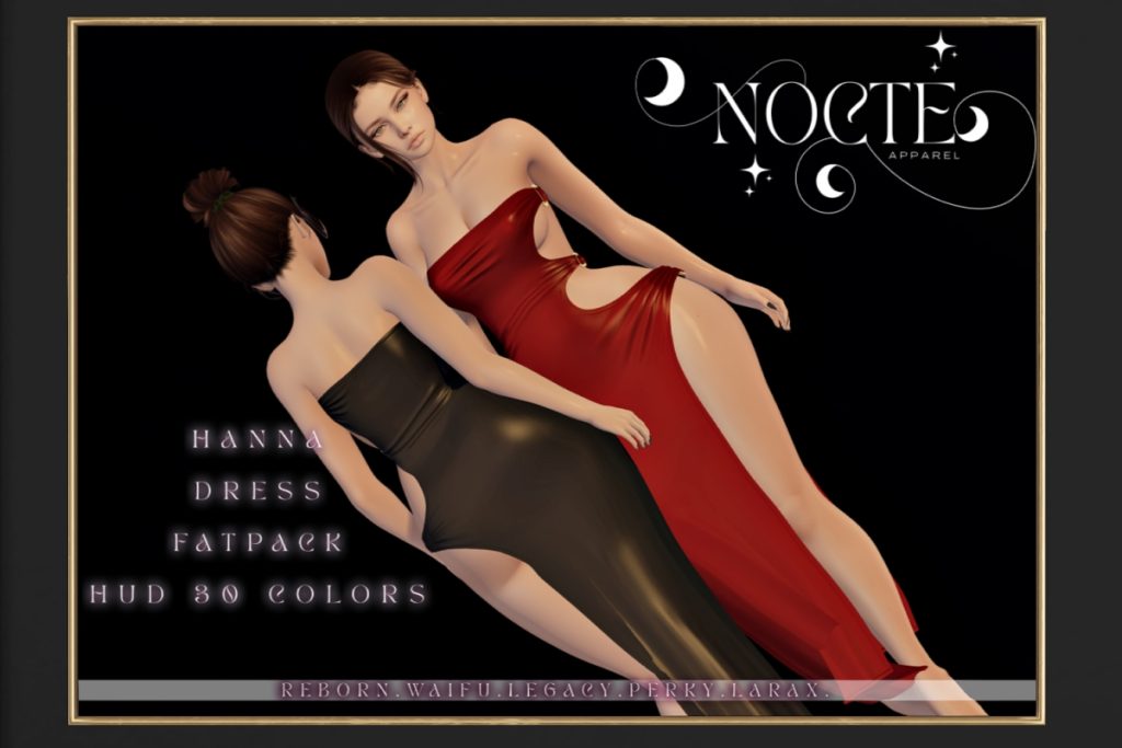 Hanna Dress - Legacy/MaitreyaX/Reborn/+mods, L$169 each/L$499 FP