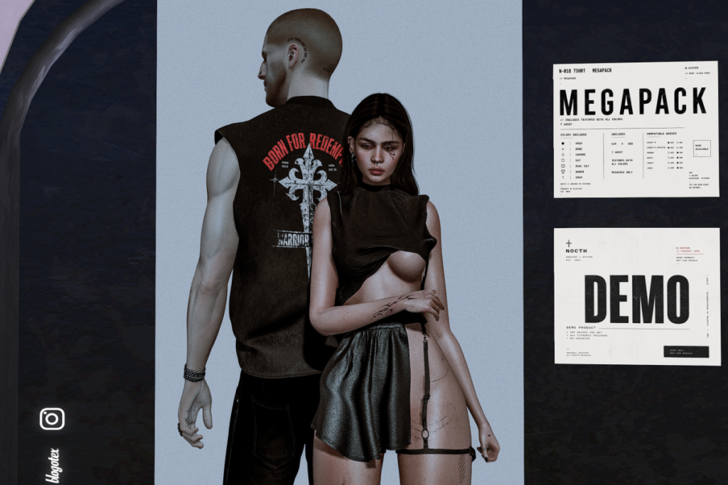 N-018 Him &amp; Her Top - Legacy M+F/MaitreyaX/Reborn/+mods, L$249 each/L$899 FP