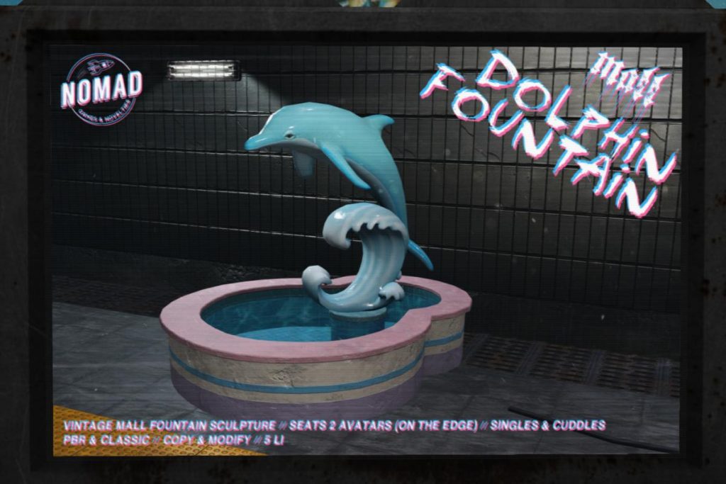 Dolphin Mall Fountain Sculpture, L$288