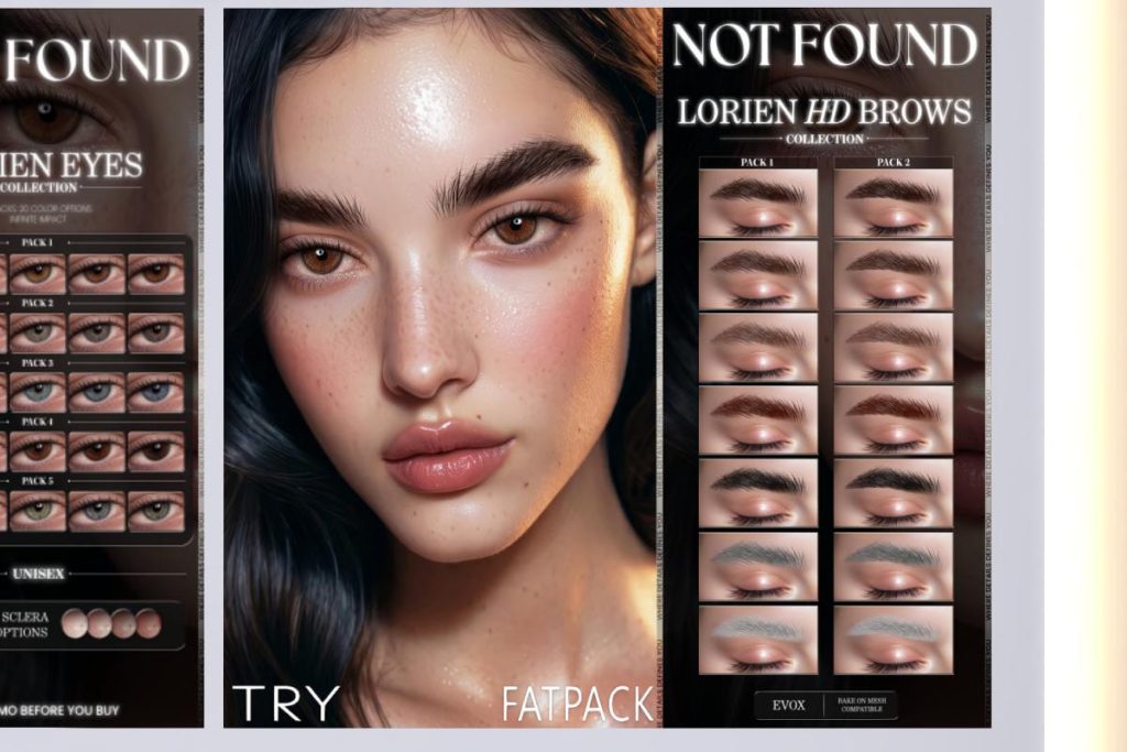 Lorien Brows - Evo X, L$399 each/L$599 FP