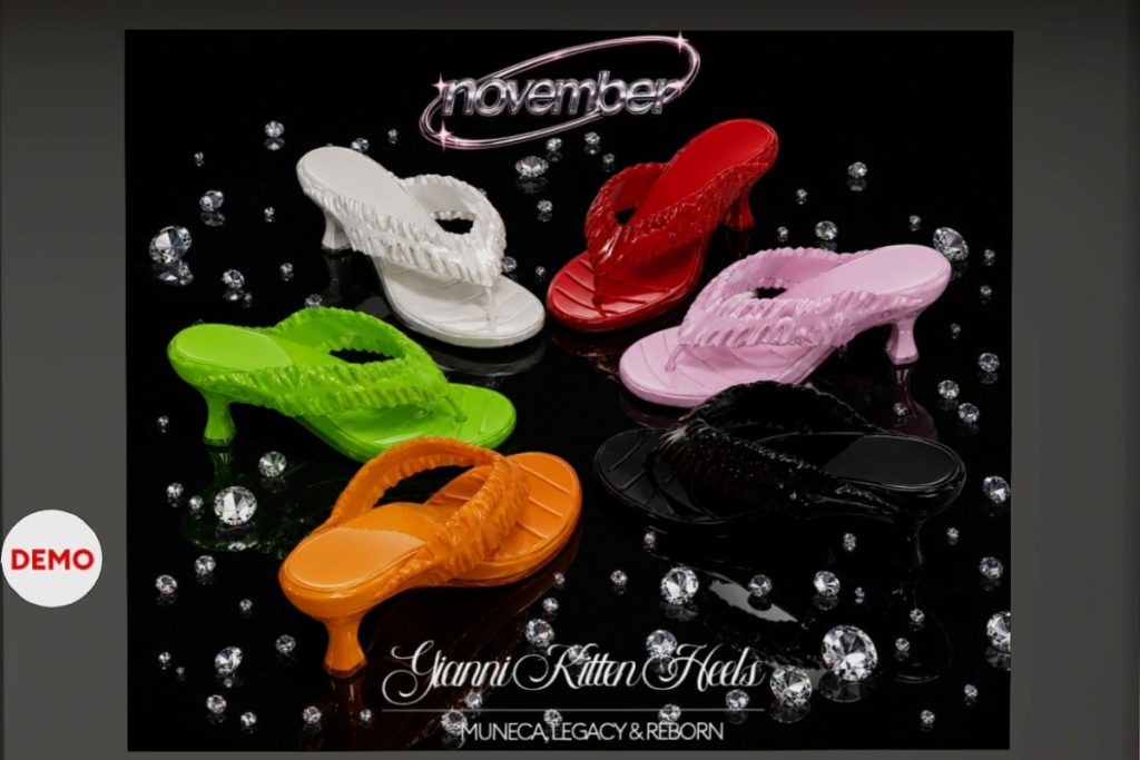 Gianni Kitten Heels - Legacy/Reborn/Yentements, L$299 each/L$999 FP