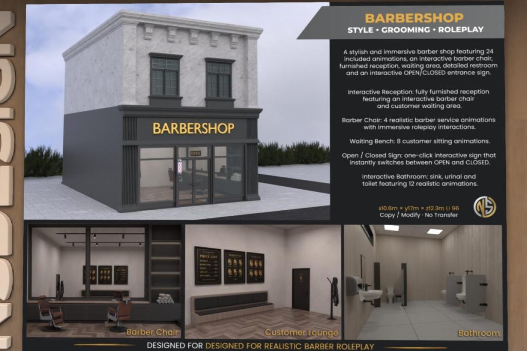 Barbershop Building, L$599