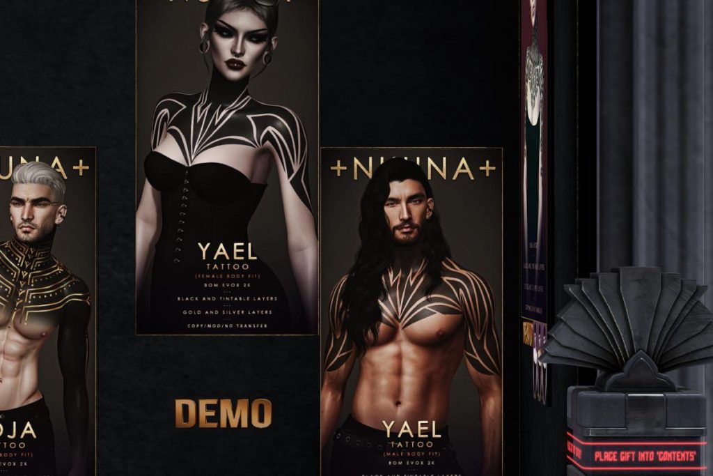 Yael Tattoo - Evo X, L$250 each