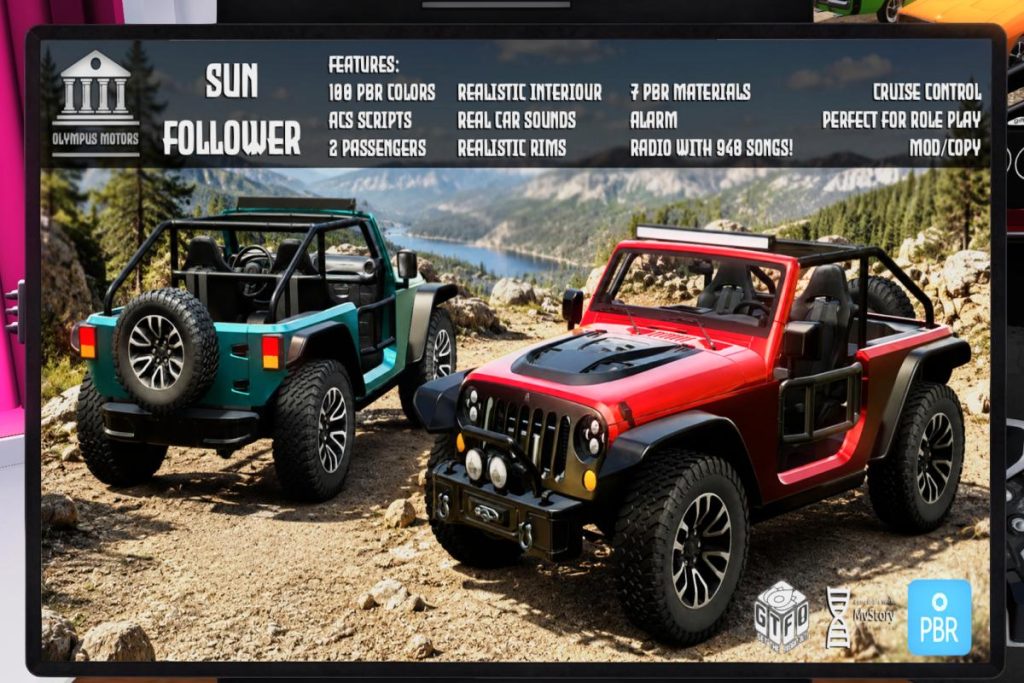 Sun Follower Vehicle, L$999