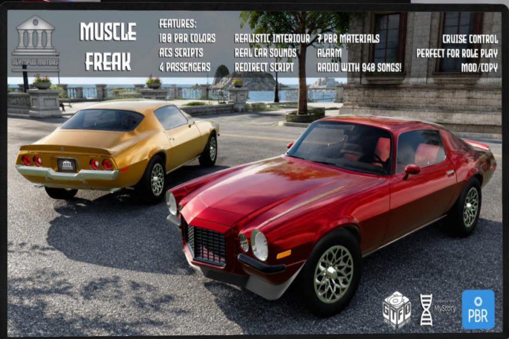 Muscle Freak Car, L$1499