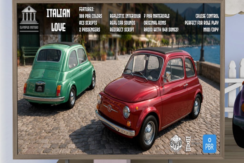 Italian Love Vehicle, L$999