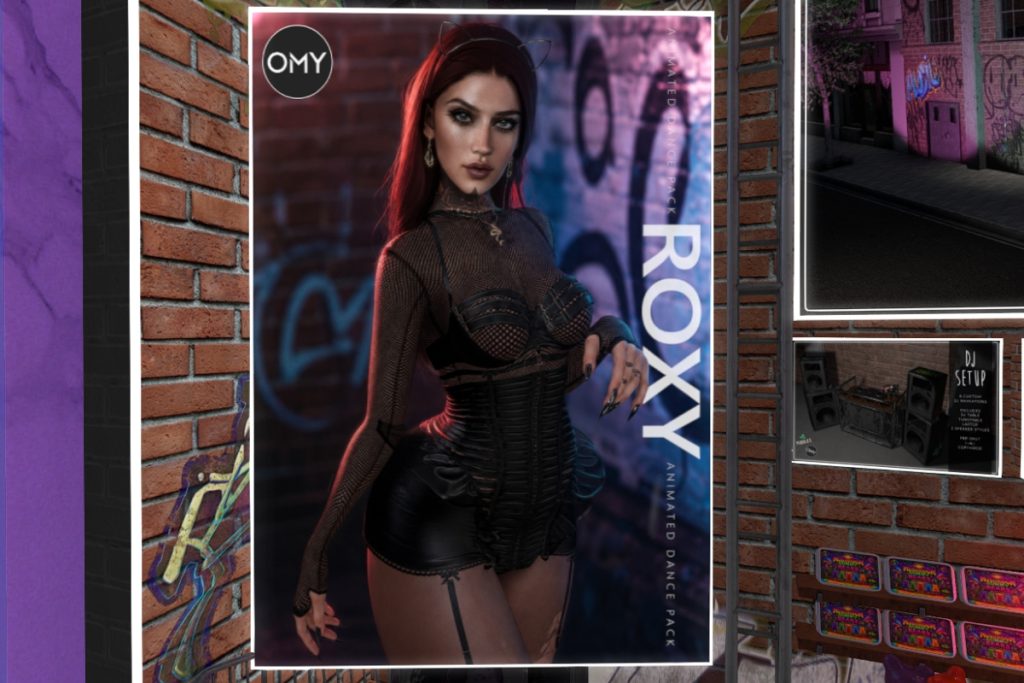 Roxy Animated Dance Pack, L$200 each/L$1200 FP