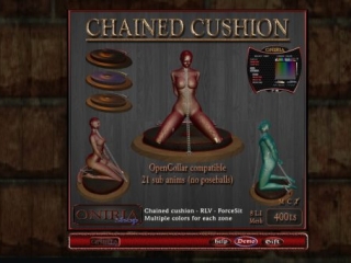 Chained Cushion, L$240