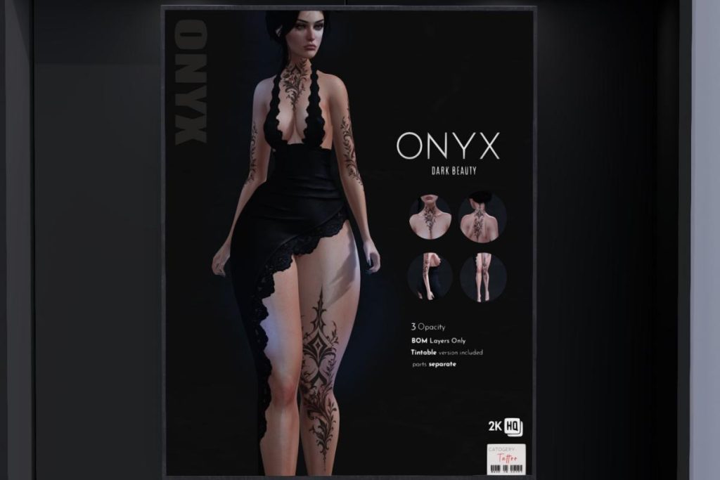Dark Beauty Tattoo, L$299