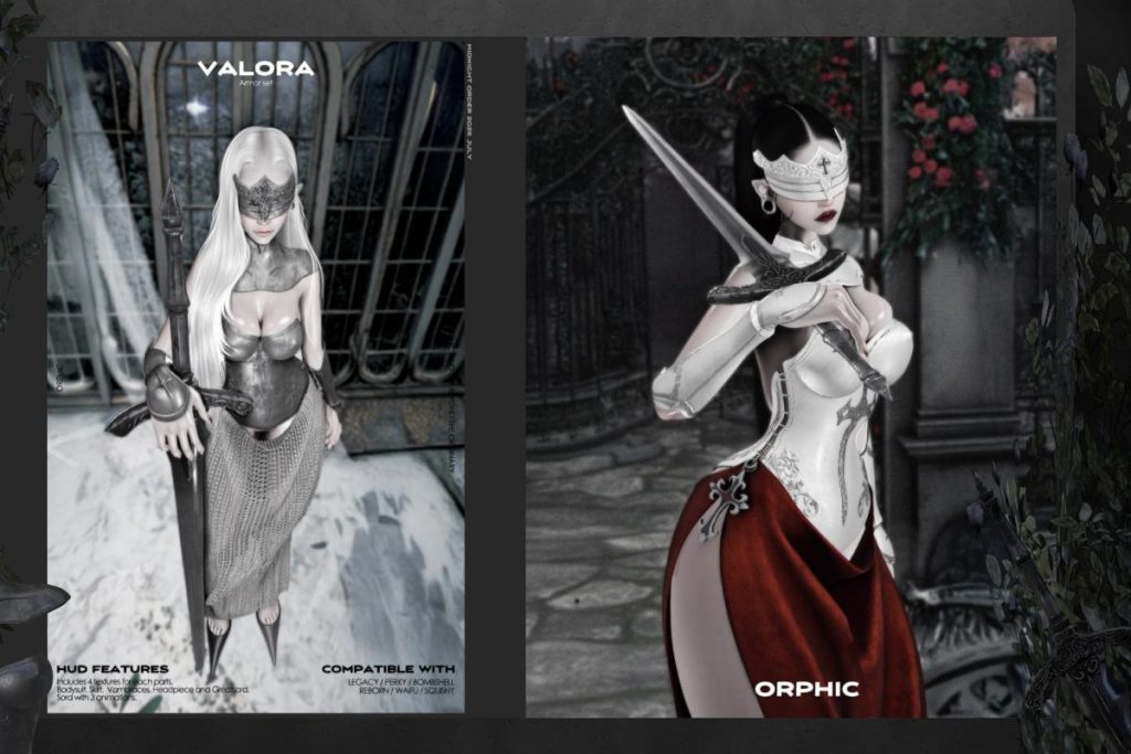 Valora Set - Legacy/Reborn/+mods, L$799 each/L$1699 FP