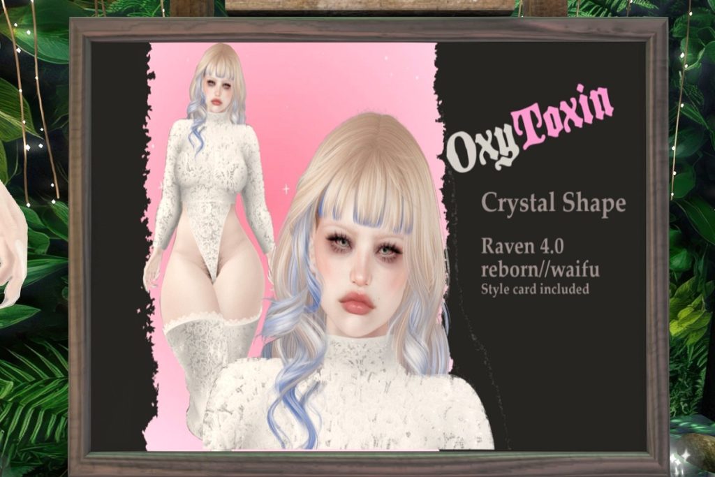 Crystal Female Shape - EvoX Raven/Reborn/+mods, L$399