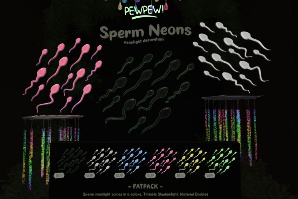 Sperm Neons, L$185 each/L$645 FP