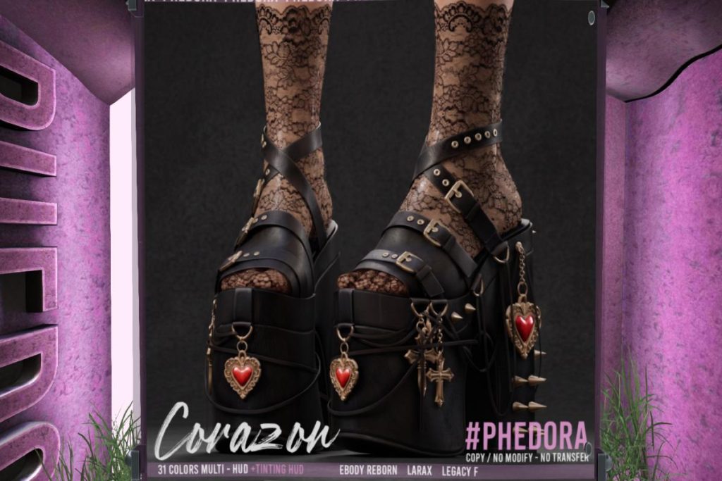Corazon Shoes - Legacy/MaitreyaX/Reborn, L$488