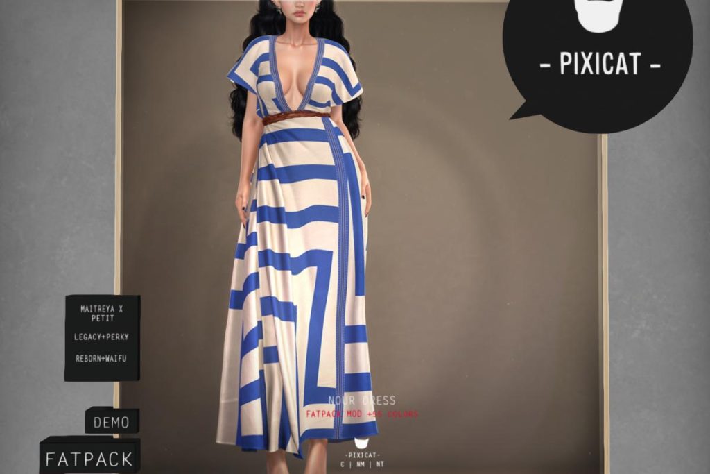 Nour Dress - Legacy/MaitreyaX/Reborn/+mods, L$188 each/L$888 FP