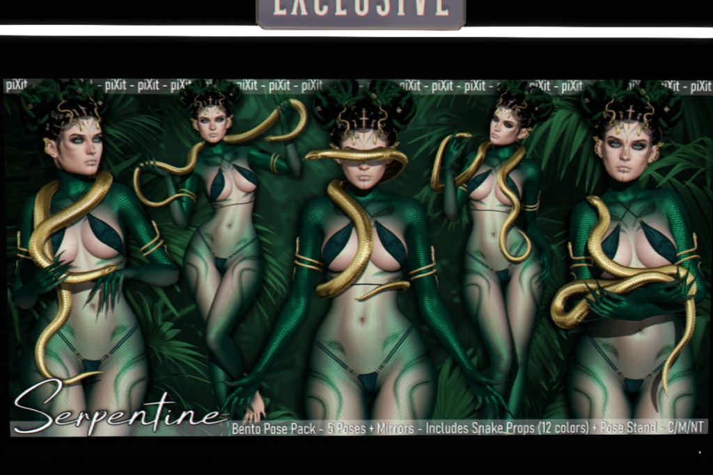 Serpentine Poses &amp; Props, L$300