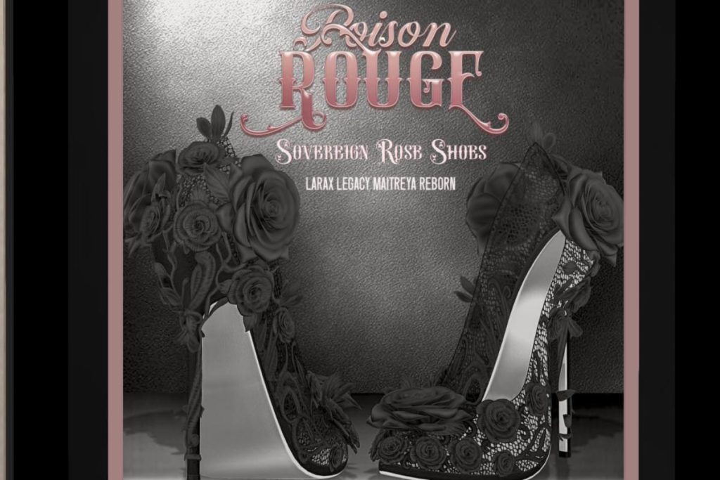 Sovereign Rose Shoes - Legacy/Maitreya/Reborn/+mods, L$288