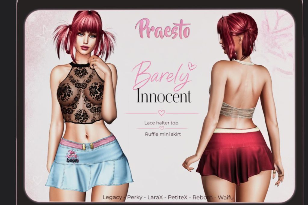 Barely Innocent Set - Legacy/MaitreyaX/Reborn/+mods, L$599 each/L$1499 FP