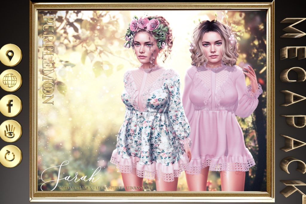 Sarah Dress - Legacy/Maitreya/Reborn/+mods, L$199 each/L$599 FP
