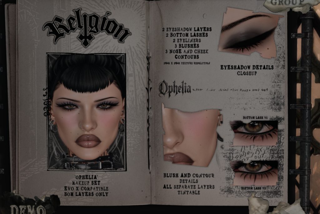 Ophelia Makeup Set - EvoX, L$350
