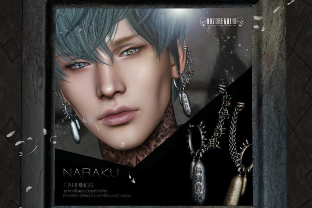 Naraku Earrings - EvoX, L$195