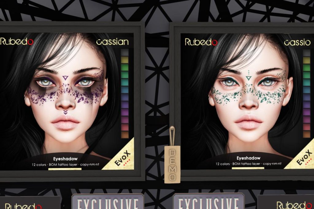 Cassian &amp; Cassio Eyeshadow - Evo X, L$280 each
