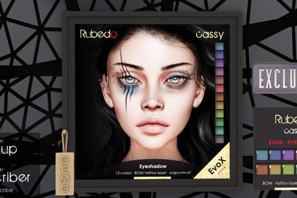 Cassy Eyeshadow - Evo X, L$280 each