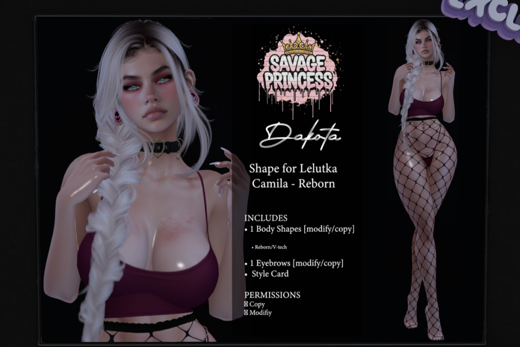 Dakota Shape - Evox Camila/Reborn, L$599