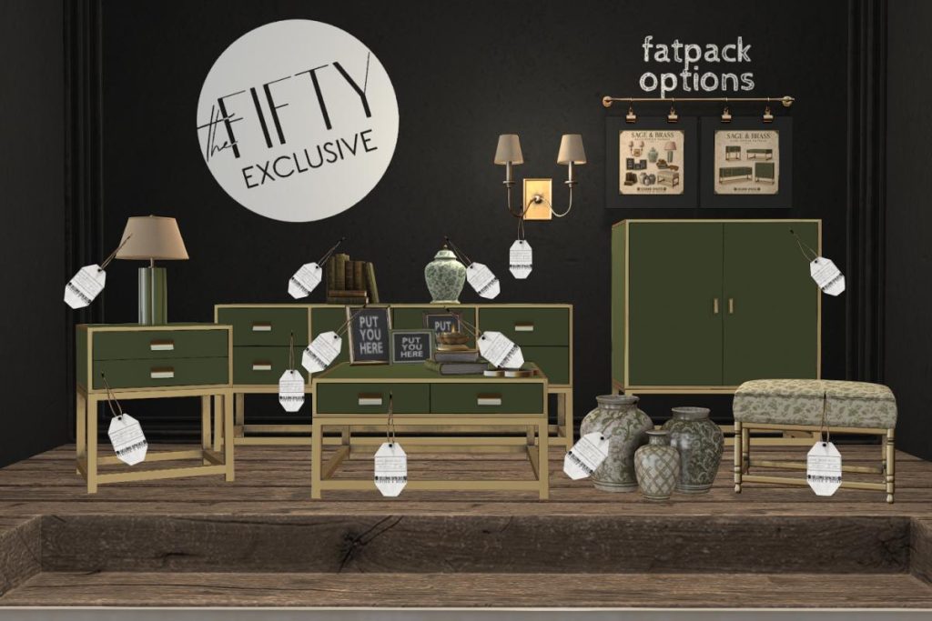 Sage &amp; Brass Home Decor, L$125-L$350 each/L$550-L$800 each FP