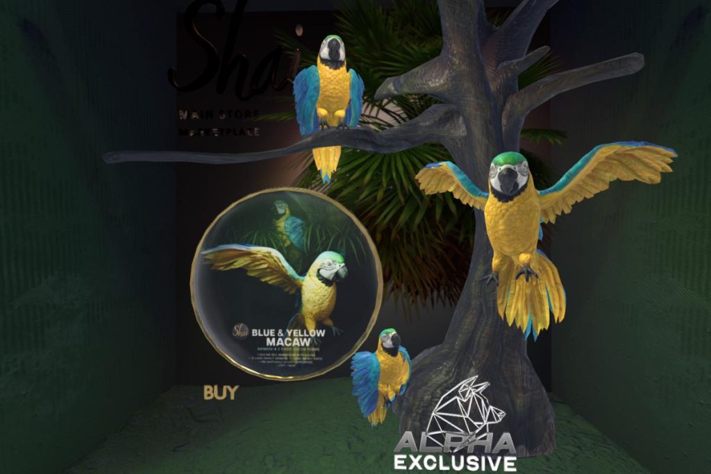 Blue &amp; Yellow Macaw, L$1299