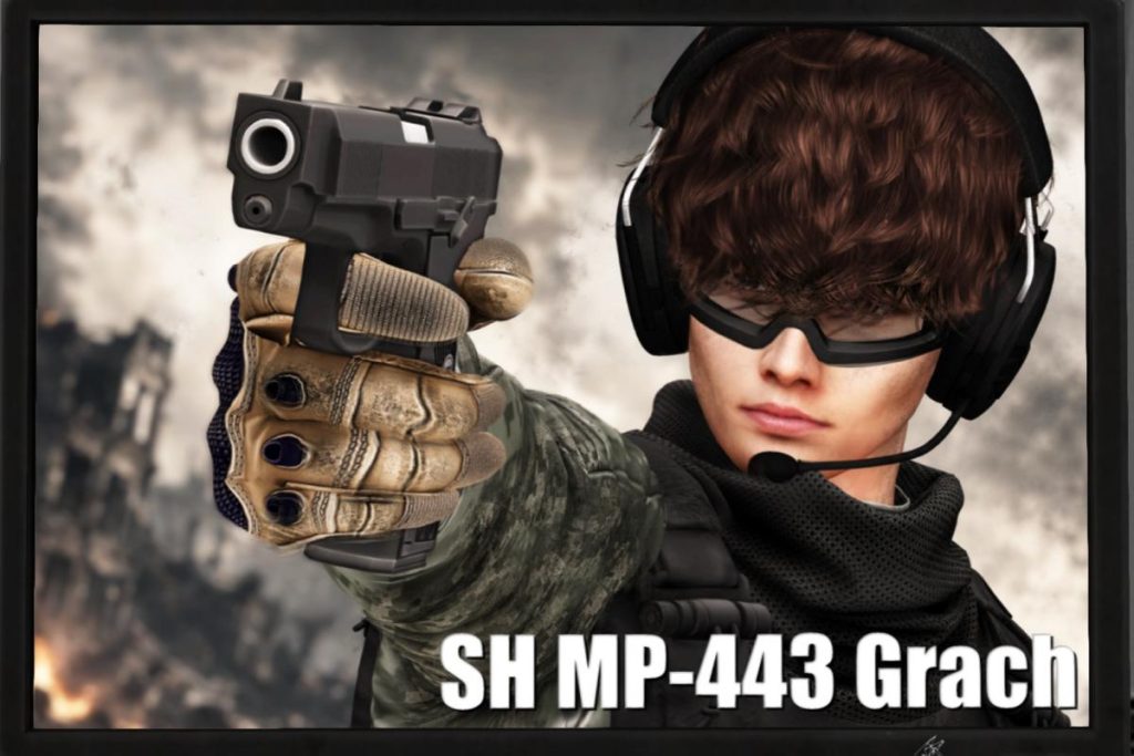 SH MP 443 Grach Gun, L$400-L$500 each