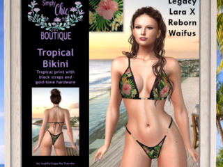 Tropical Bikini -  Legacy/MaitreyaX/Reborn/+mods, L$99