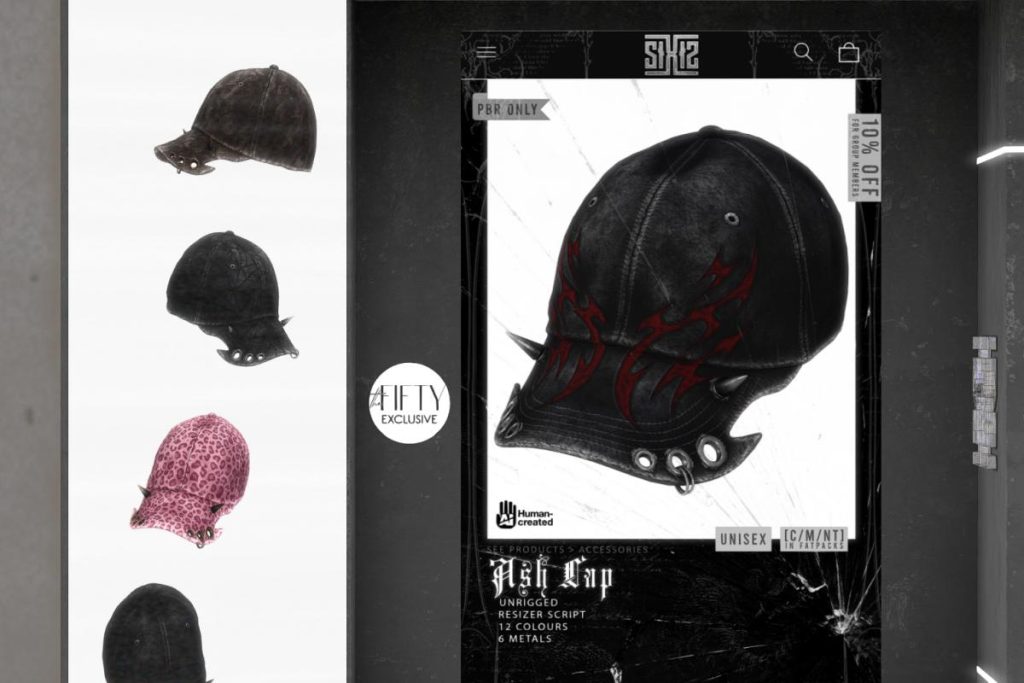 Ash Cap, L$366