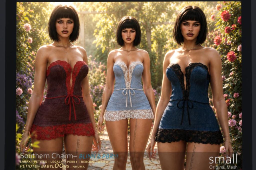 Southern Charm Set - Legacy/MaitreyaX/Nhumana/Reborn/+mods, L$699 each/L$1999 FP