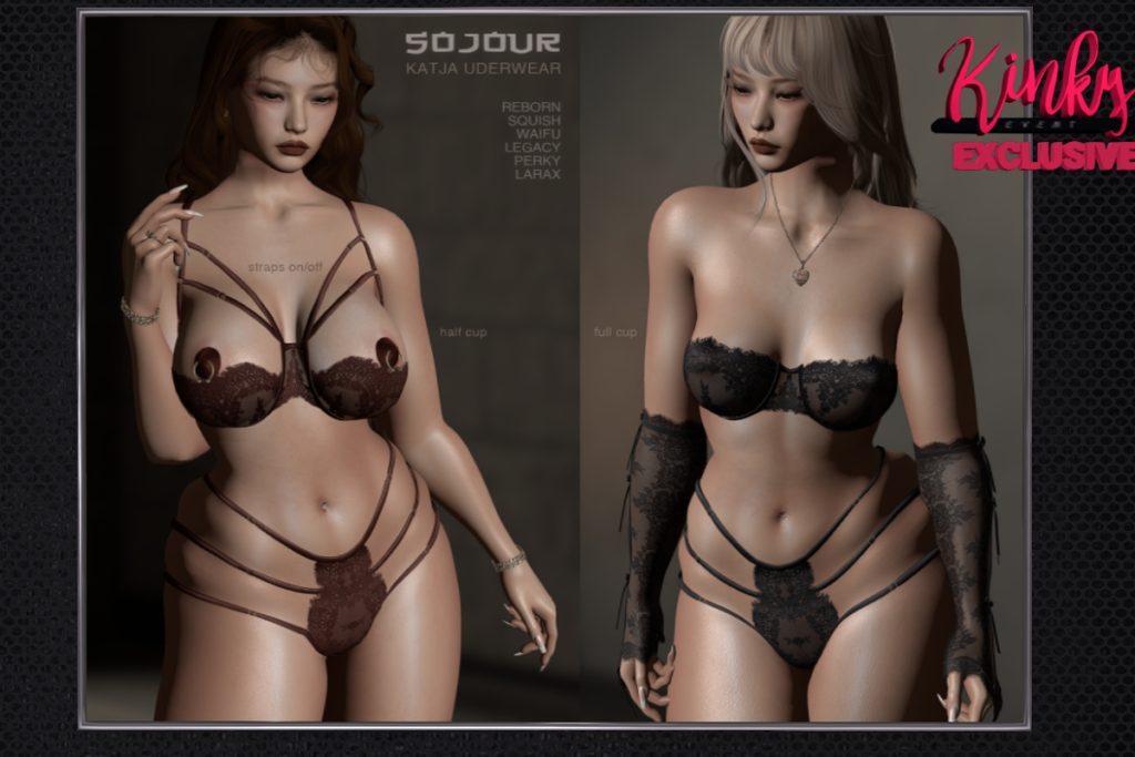 Katja Bra and Panties - Legacy/MaitreyaX/Reborn/+mods, L$230 each/L$1099 each FP/L$1999 MP