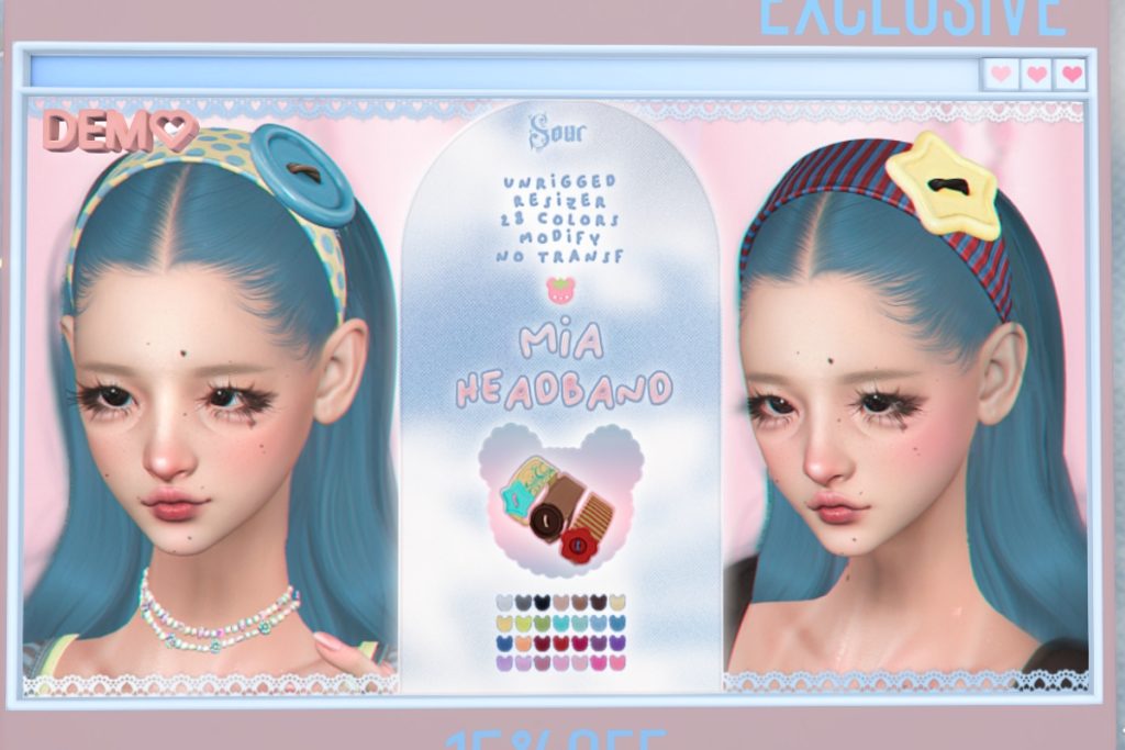 Mia Headband, L$800