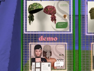 Clash Bandana, L$199 | Clash Hair, L$199-L$399 each/L$598 FP